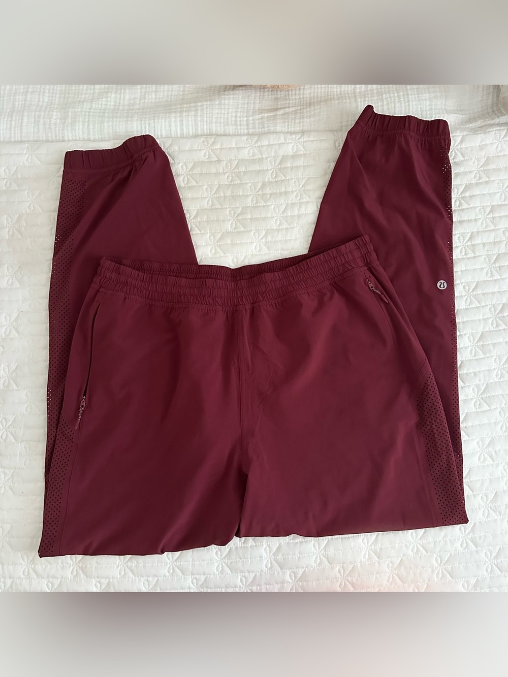 lululemon athletica Maroon Athletic Joggers